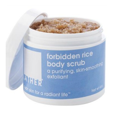 lather forbidden rice body scrub